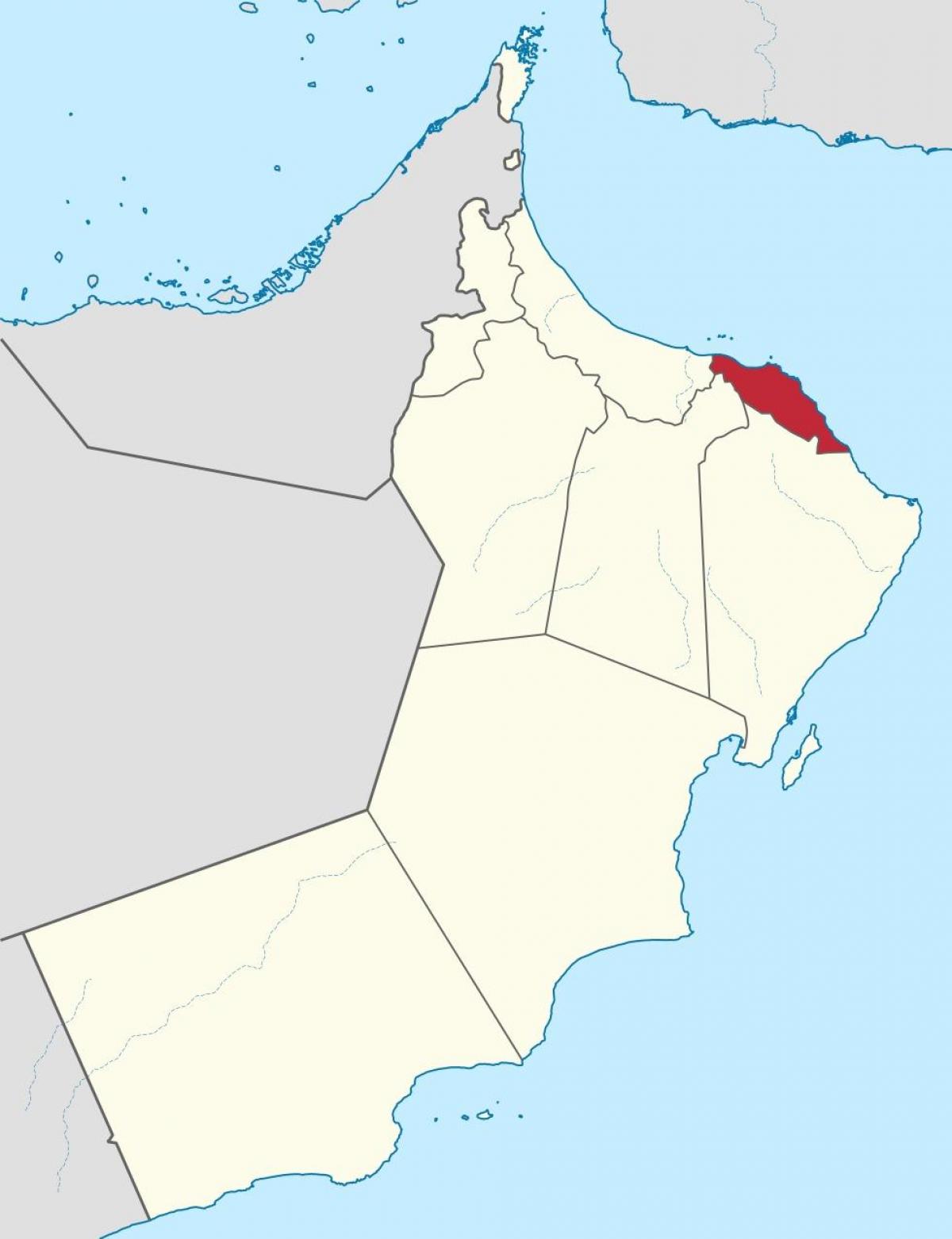 маскат, Oman xəritədə